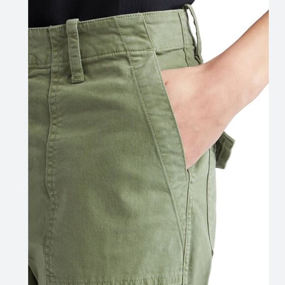 Nili Lotan Cropped Military Pants Olive Green - Picture 5 of 8